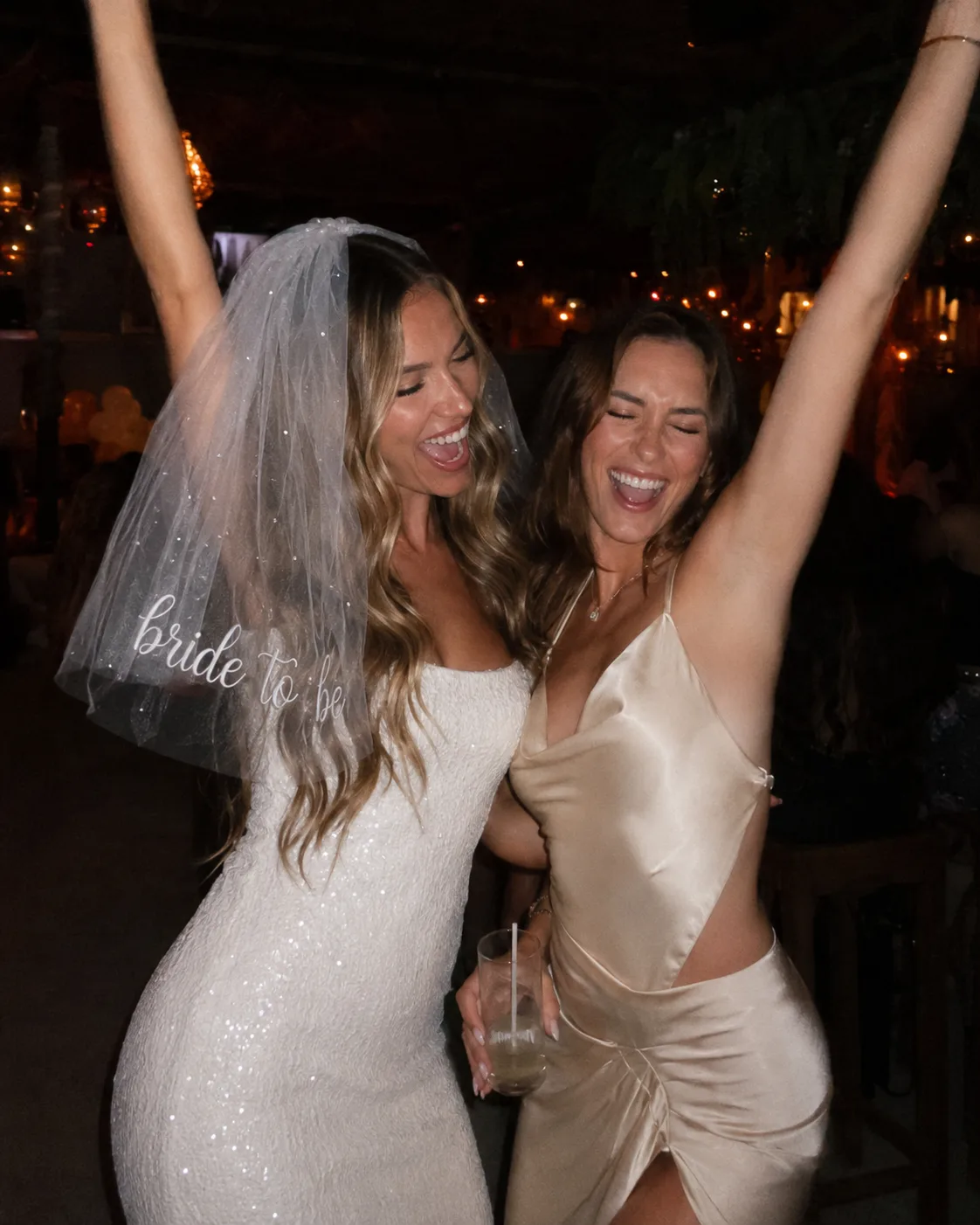 Friends dancing